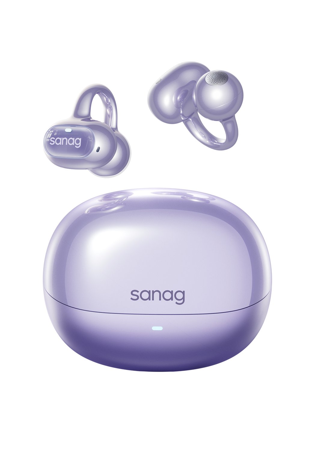 sanag S8S Ultra AI Translation Clip-On Earbuds