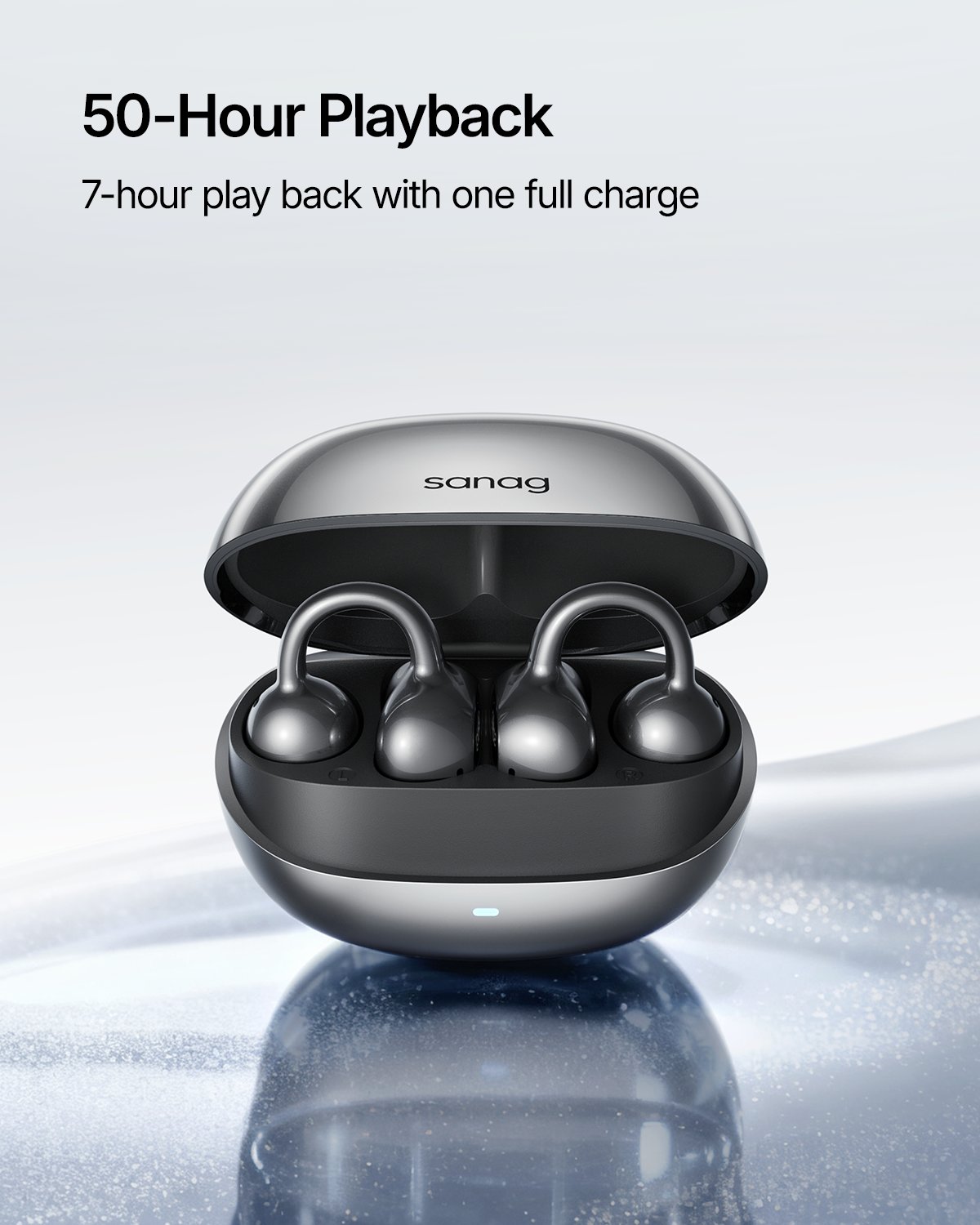 sanag S8S Ultra AI Translation Clip-On Earbuds 5