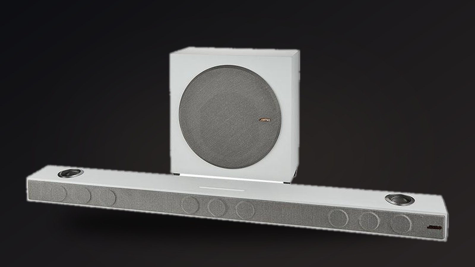 Jamo HCS B5 5.1.2 Dolby Atmos soundbar system with wireless subwoofer